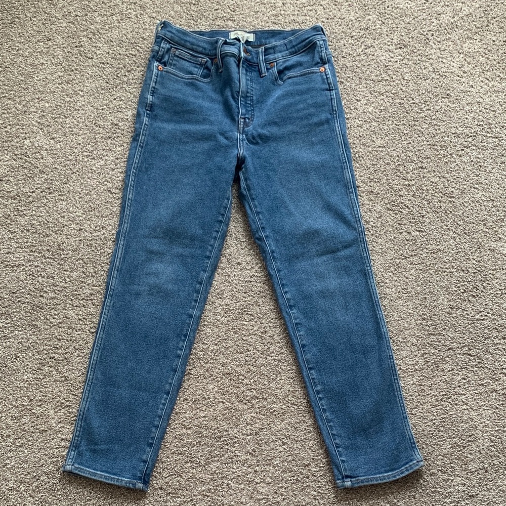 Madewell Stovepipe High Rise Denim Size 29